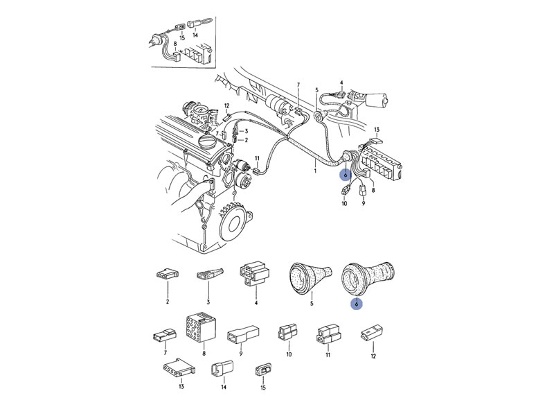 Jetta MK1 Genuine VW Engine Wiring Loom Harness Grommet 33.5x11 | eBay